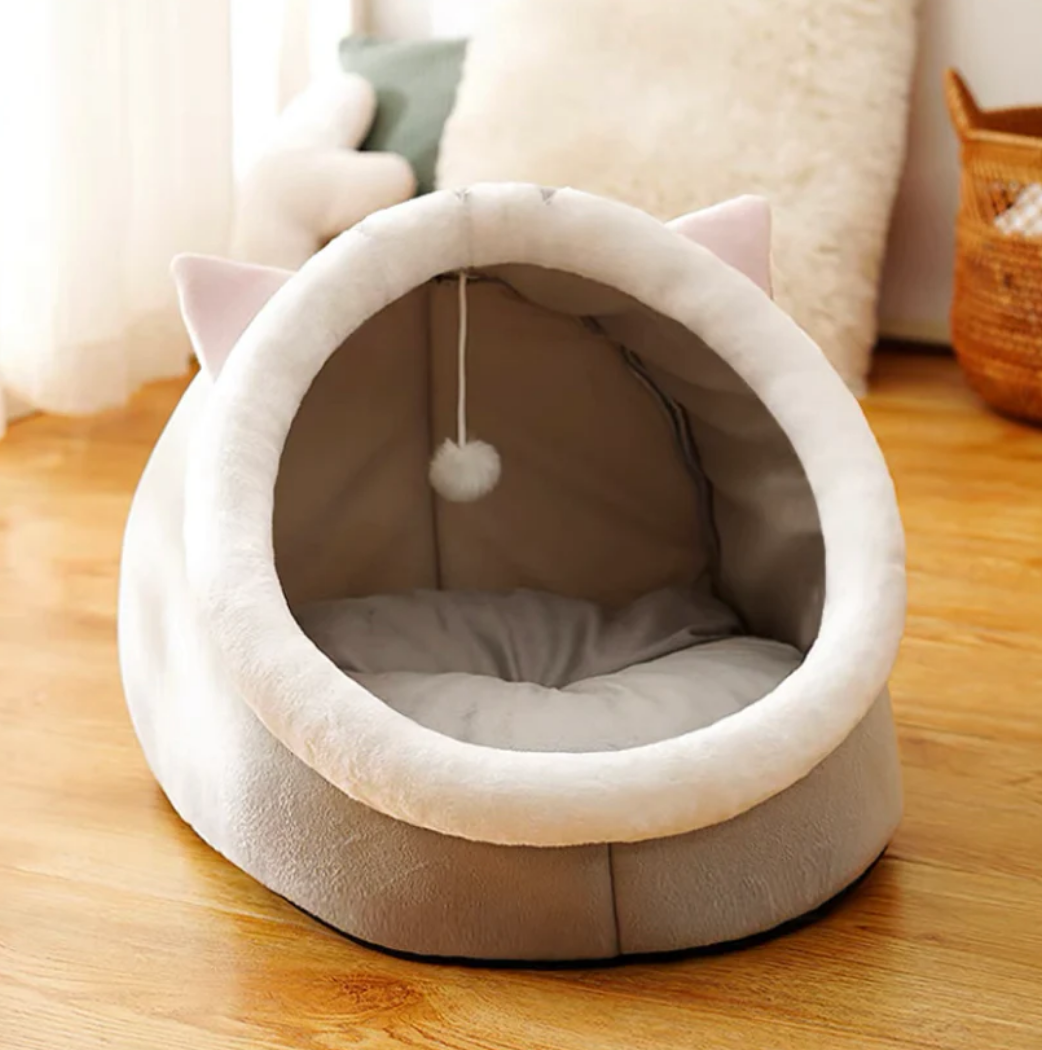MiaoFairy Pet Sleeping Bed Comfortable Warm Cozy Easy To Clean Medium Size NEW